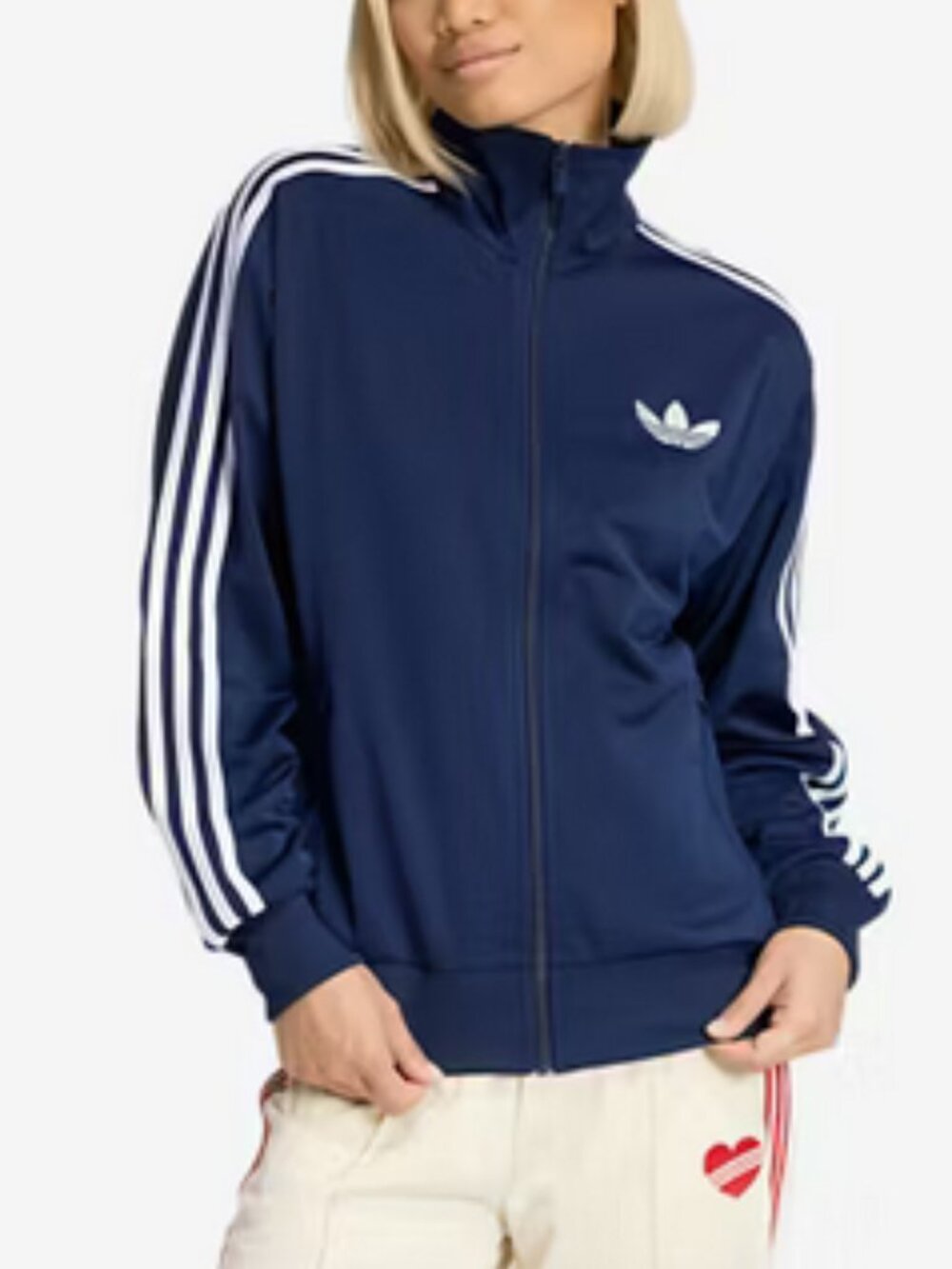 Adidas Adicolor Firebird track jacket Loose Fit Womens Size XL Navy KD2523